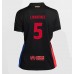 Maillot de foot Barcelona Inigo Martinez #5 Extérieur vêtements Femmes 2024-25 Manches Courtes